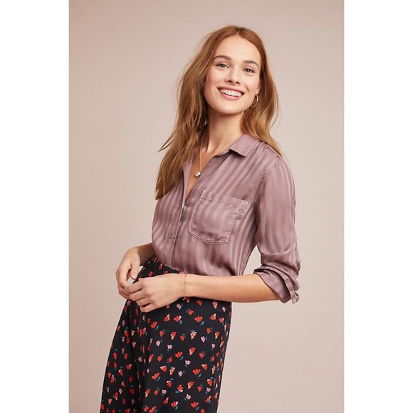Cloth & Stone Athropologie Grace Buttondown - Picture 1 of 9